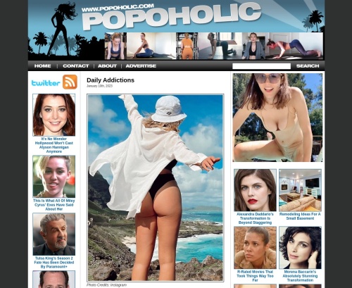 Review screenshot Popoholic.com