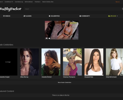 Review screenshot nudityfactor.com