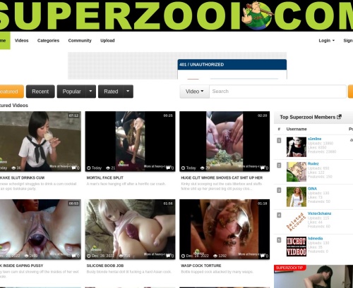 Review screenshot Superzooi.com