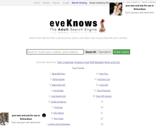 Review screenshot Eveknows.com