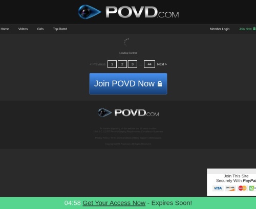 A Review Screenshot of Povd