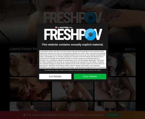Review screenshot Freshpov.com