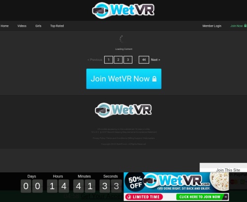 A Review Screenshot of WetVR