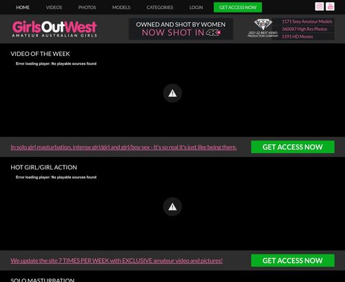 Review screenshot girlsoutwest.com