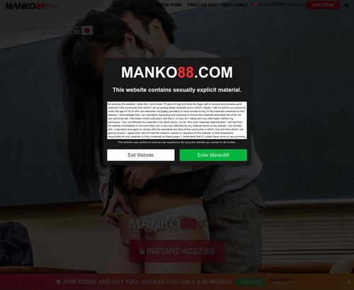 Review screenshot manko88.com