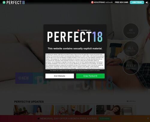 Review screenshot perfect18.com