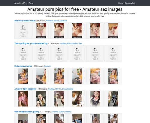 A Review Screenshot of Amateur Porn Pictures