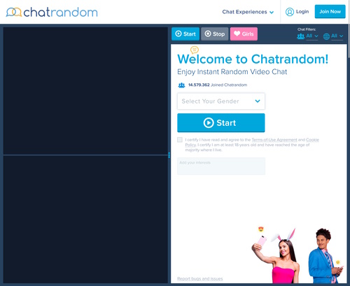 A Review Screenshot of ChatRandom