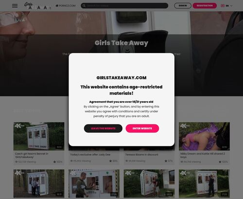 Review screenshot girlstakeaway.com