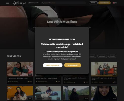 A Review Screenshot of SexWithMuslims