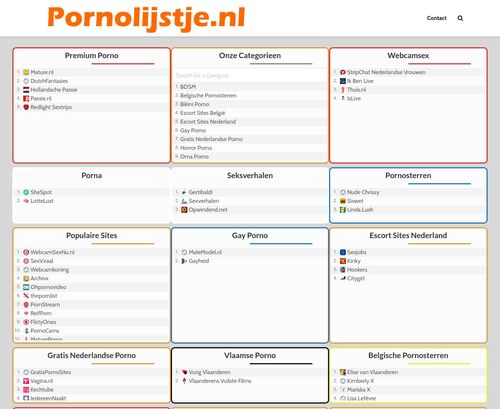 Review screenshot pornolijstje.nl