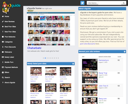 A Review Screenshot of X3guide