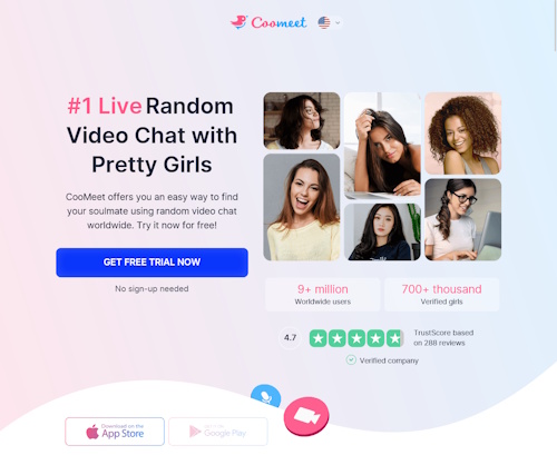 A Review Screenshot of Coomeet