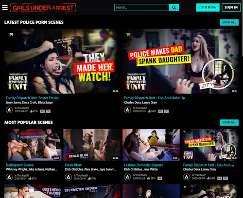 A Review Screenshot of GirlsUnderArrest