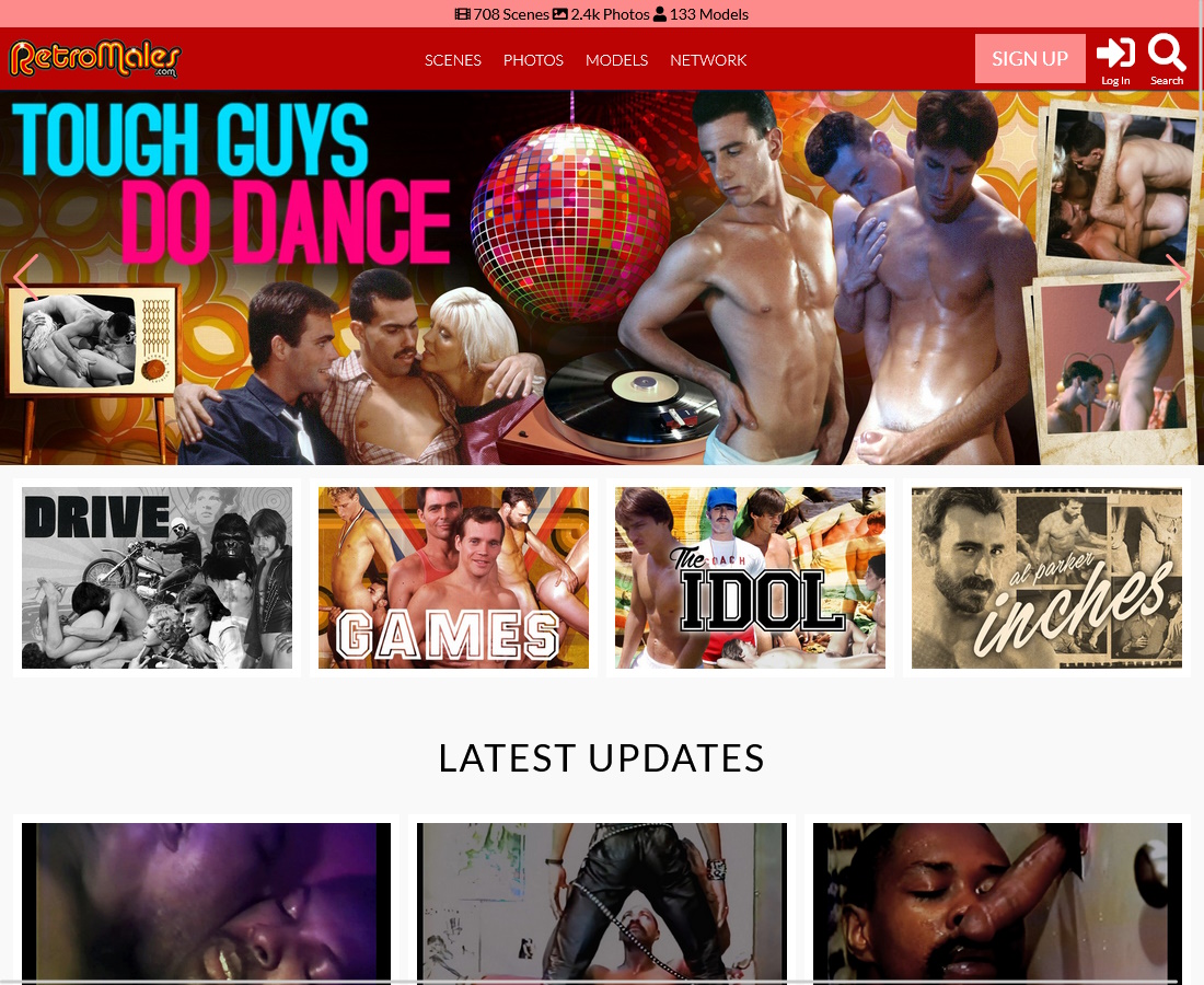A Review Screenshot of RetroMales